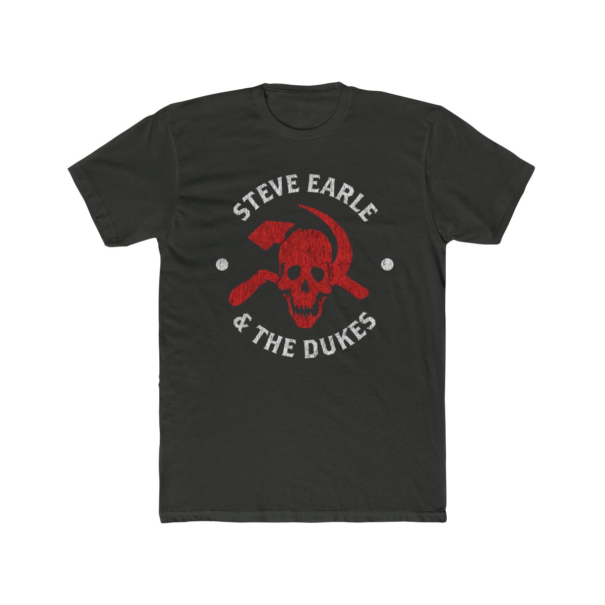 Steve Earle - Steve Earle & The Dukes Skull T Shirt - alternate angle 5, merchandise