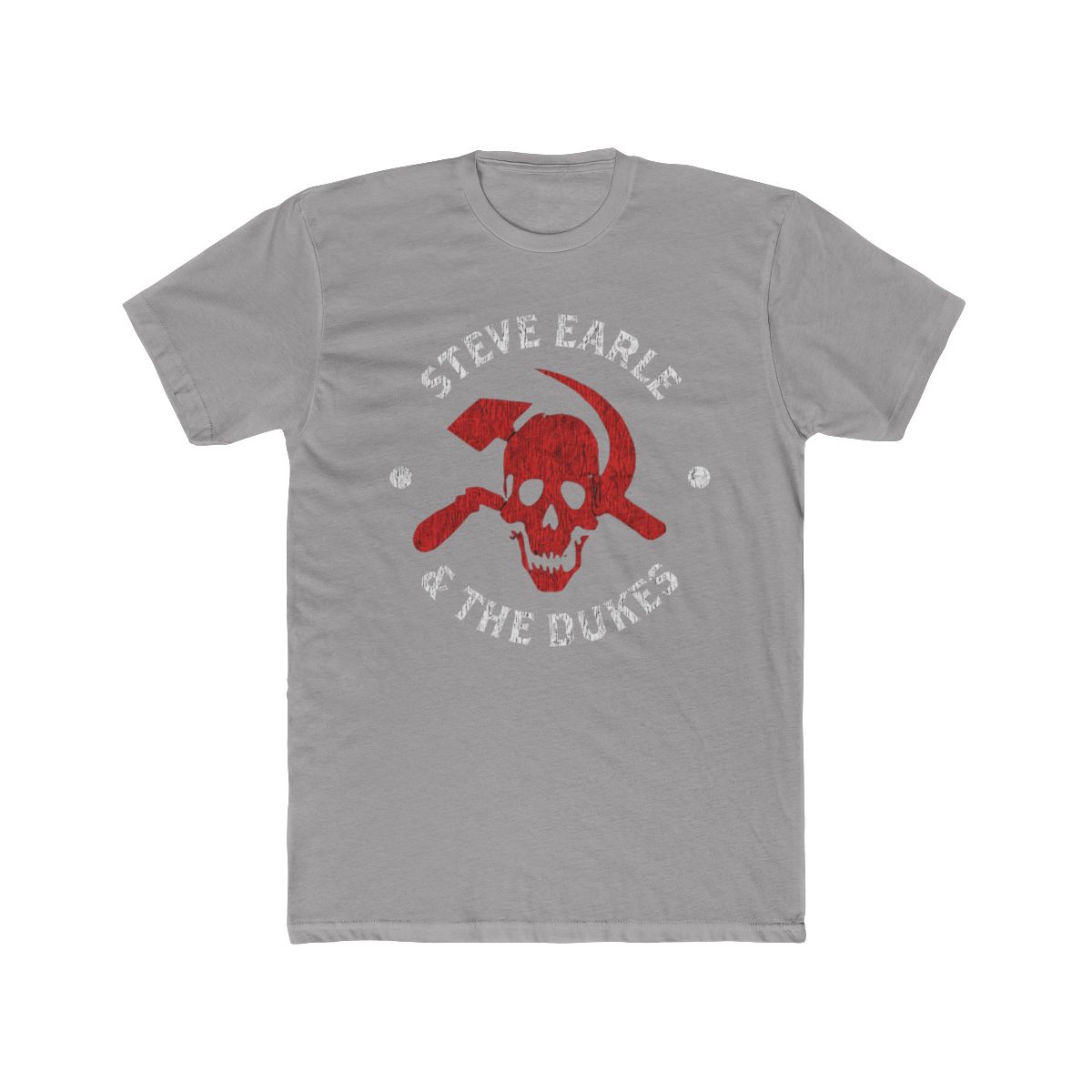 Steve Earle - Steve Earle & The Dukes Skull T Shirt - Official T-Shirts merchandise
