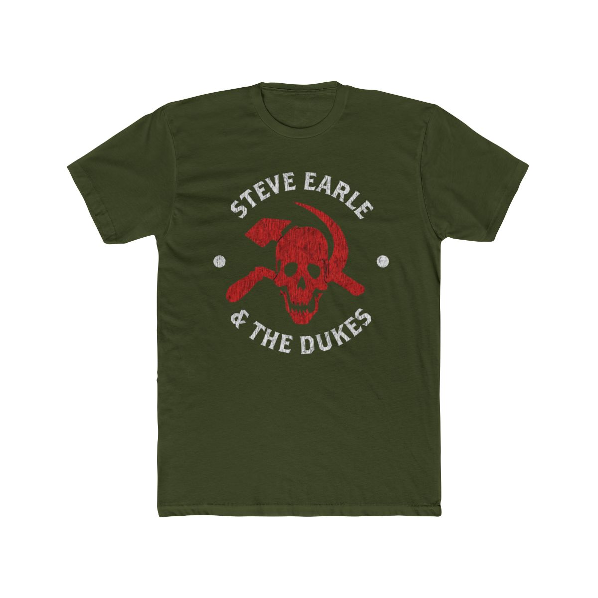 Steve Earle - Steve Earle & The Dukes Skull T Shirt - alternate angle 4, merchandise
