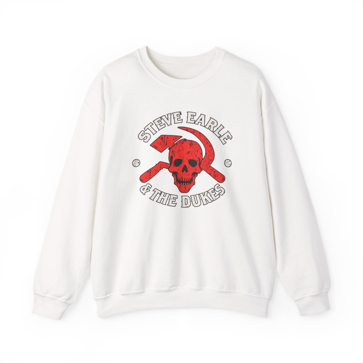 Steve Earle The Dukes Skull Logo Sweatshirt | Steve Earle Merch - Official Sweatshirts merchandise