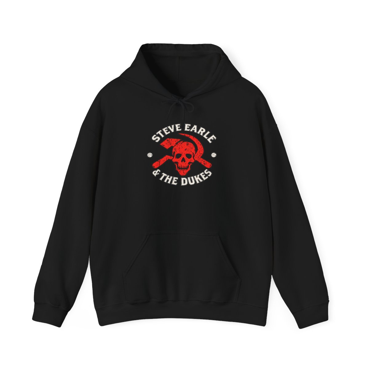 Steve Earle The Dukes Skull Logo Hoodie | Steve Earle Merch - Official Hoodies merchandise