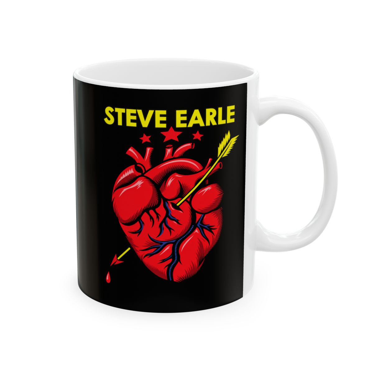 Ceramic Mug, (11oz, 15oz) | Steve Earle Merch - Official Mugs & Drinkware merchandise